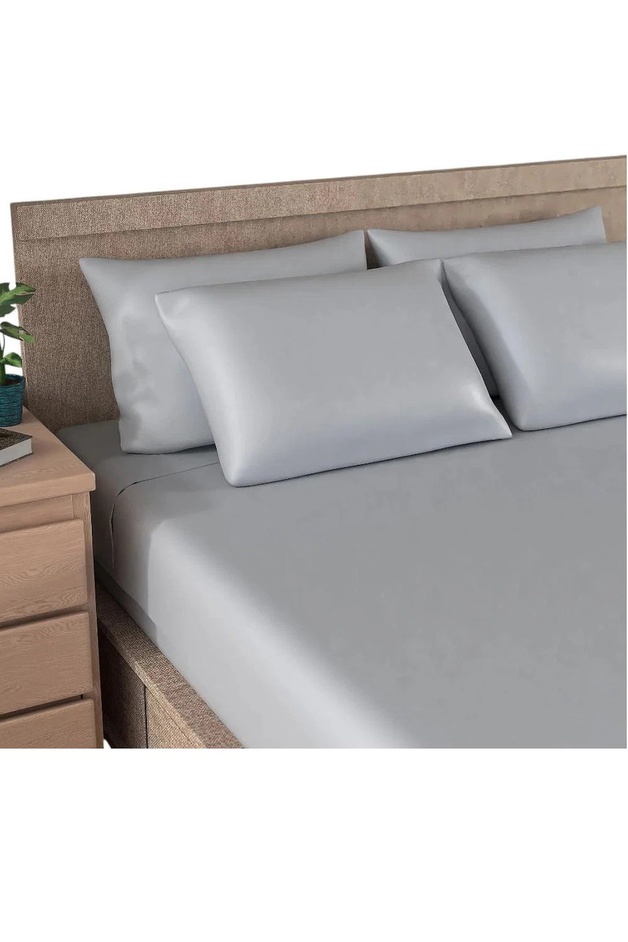 Northern Nights 500TC Egyptian Cotton Sheet Set Gray/Gray